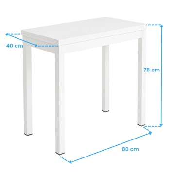 mesa cocina cotas