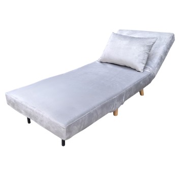 sillón cama gris claro 1