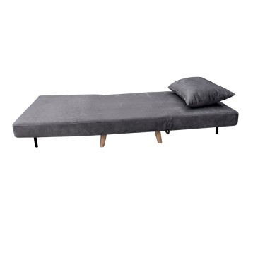 sillón cama gris oscuro 3