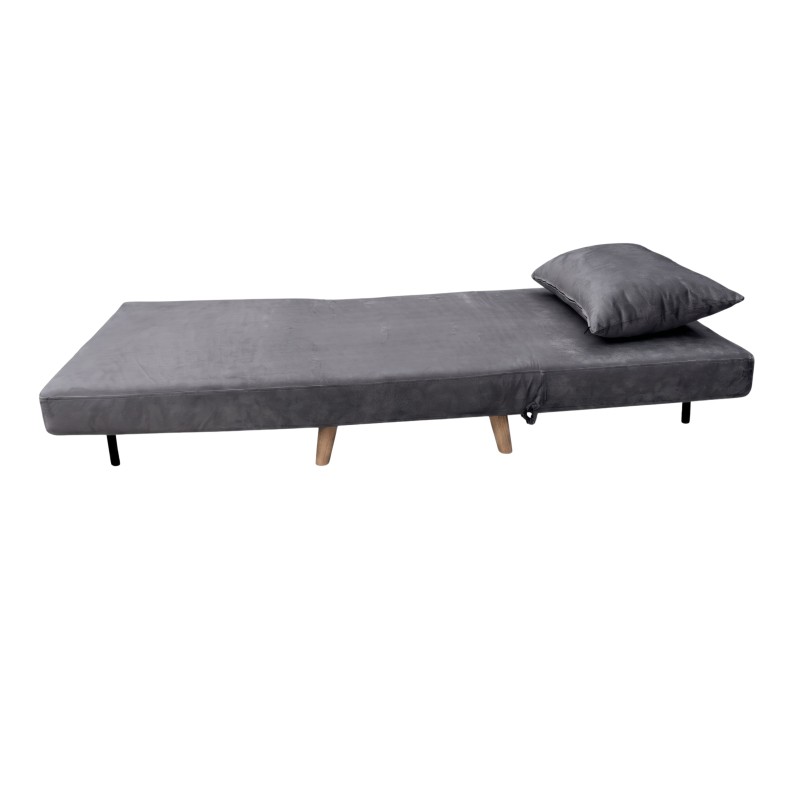 sillón cama gris oscuro 3