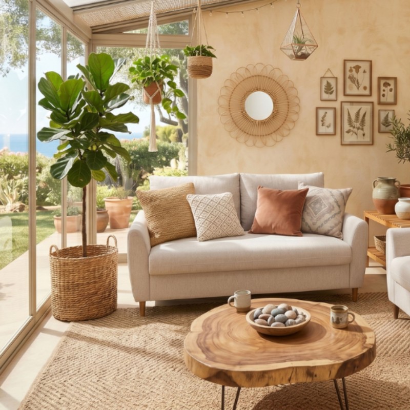 Sofá Mave 3 Plazas Color Beige 180 cm
