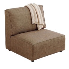Sillón Riposo Módulo A Color Beige Estilo Moderno 93 cm