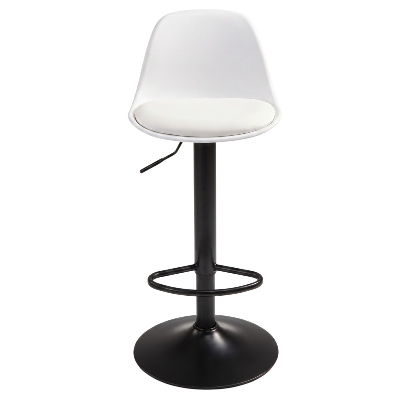 taburete regulable blanco 1