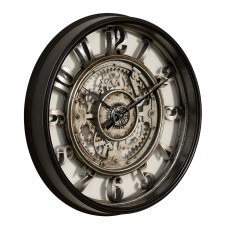 Reloj de pared Sarkis Color Negro y Gris 51 cm
