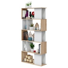 Estantería Salón Gerp Blanco Roble