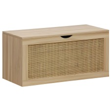 Mueble Auxiliar Pequeño Baúl Bong Color Pino 80x40x40 cm