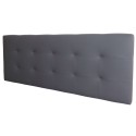 Cabecero Margot de Polipiel Color Gris Cama 150 cm