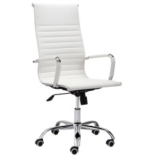 Silla escritorio con ruedas blanca