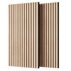 Pack de 2 Paneles Acústicos Silence Roble Nordish y Negro 60x120 cm