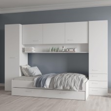 Habitación Juvenil Moderna e Infantil Pack Tidy Color Blanco Mate