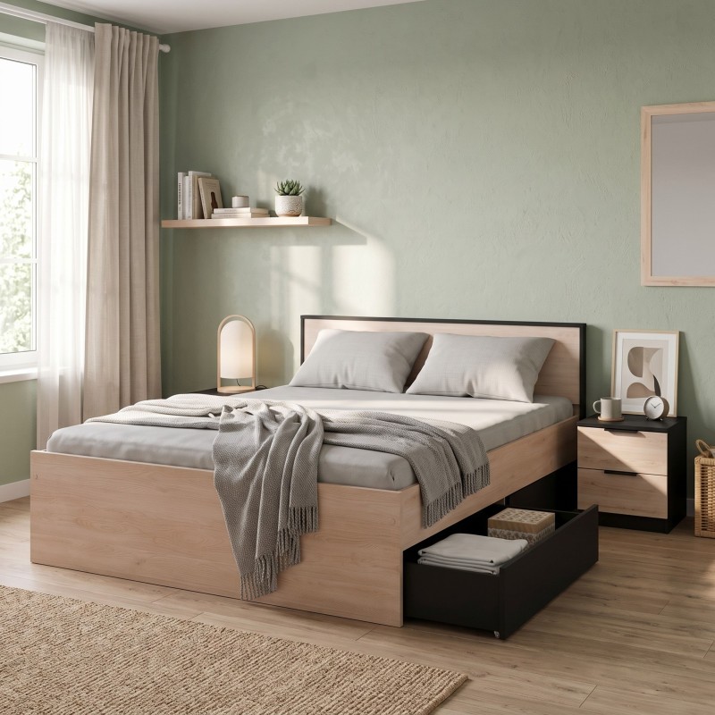 cama con cajones celest 6
