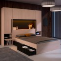 Dormitorio Matrimonio Estilo Industrial John Roble Brooklyn y Negro Stipple