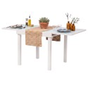 Mesa Exterior Extensible Piazza Color Blanco 90/180x76x90 cm