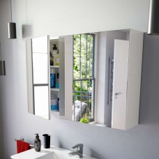 Mueble Auxiliar de Baño Pack Armario Espejo 2P + 1P 100x65 cm