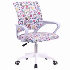 Silla Escritorio Juvenil Vita Emojis Color Blanco