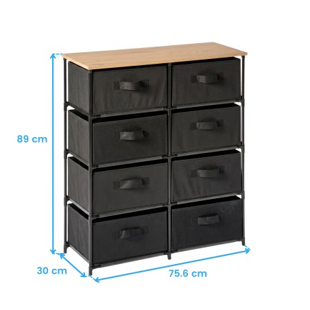 cajonera auxiliar tela cotas