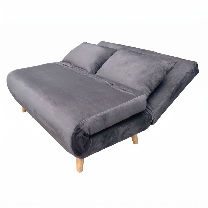 sofa cama gris oscuro 3