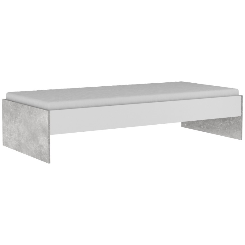 Cama Concrete estilo industrial 90x200 cm Cama Concrete estilo industrial 90x200 cm