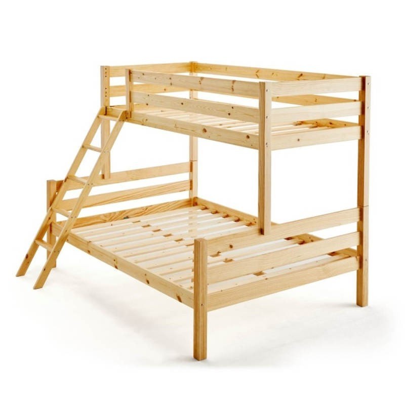 Litera Capricho natural 2 medidas cama baja 135x190 cm cama superior 90x190 cm Litera Capricho natural 2 medidas cama baja 135x190 cm cama superior 90x190 cm