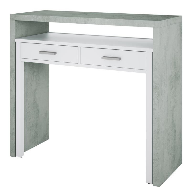 Pack muebles despacho diseño Cemento