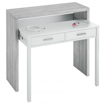 Pack muebles despacho diseño Cemento