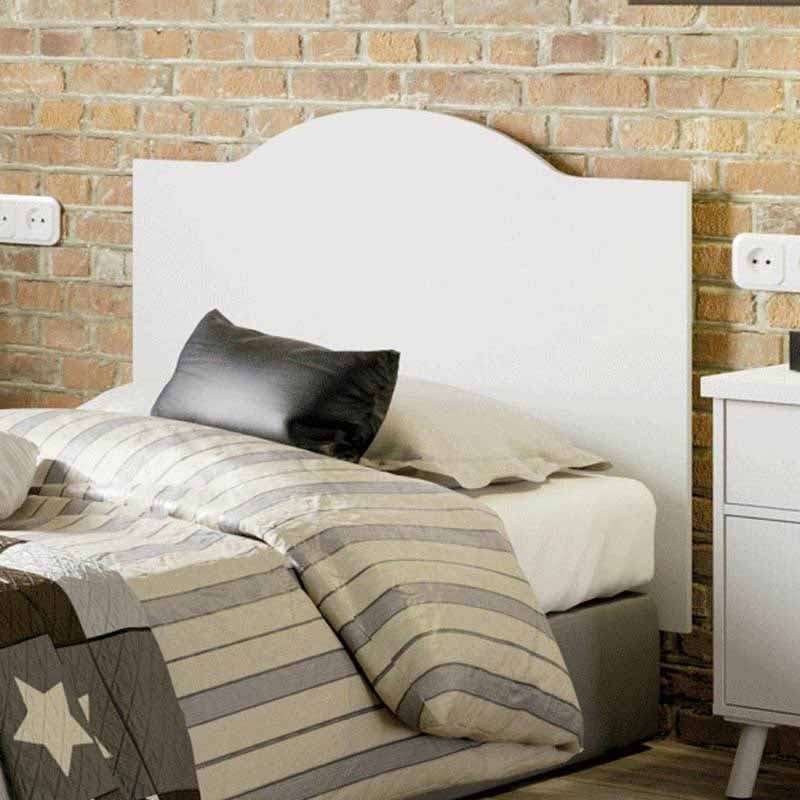 Cabezal dormitorio Vale vintage blanco 100 cm