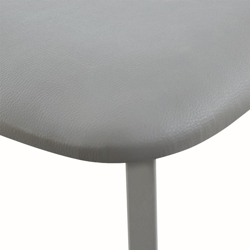 Silla poliuretano color combinado negro/gris Silla poliuretano color combinado negro/gris