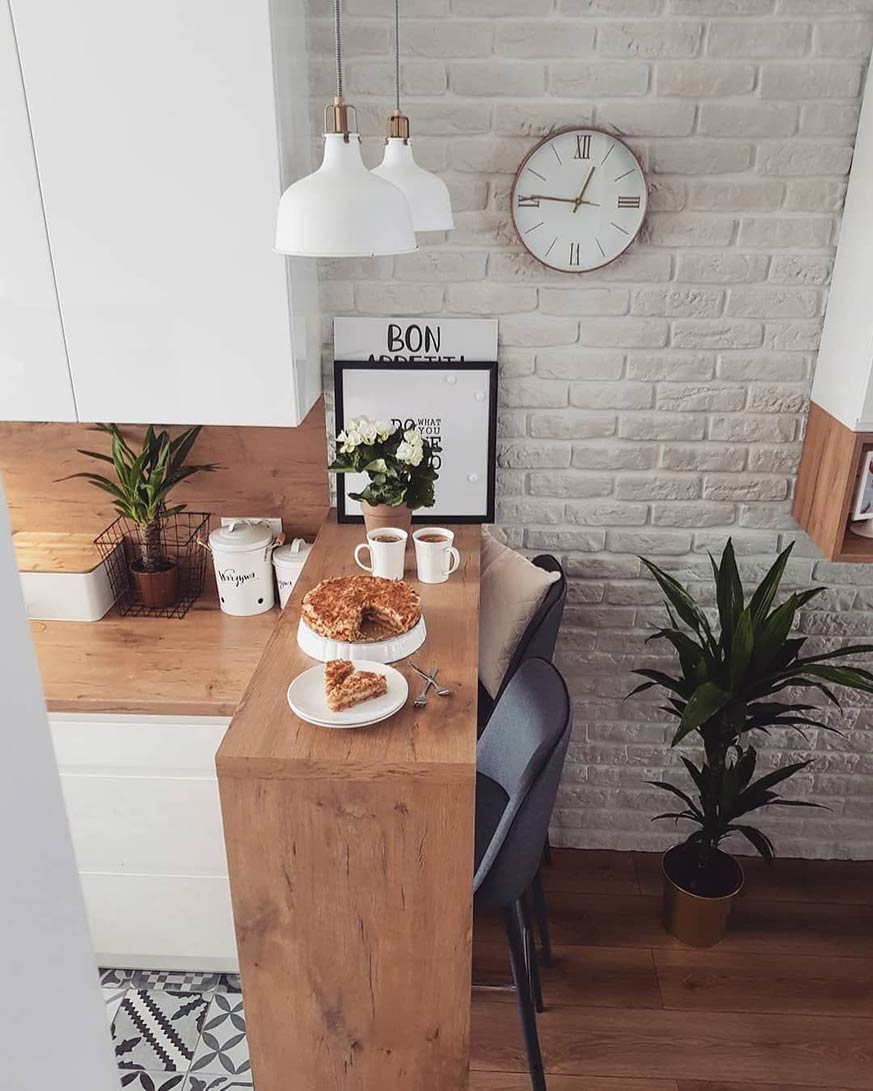 Cocina americana pequeña con barra: Inspiración - Blog Miroytengo